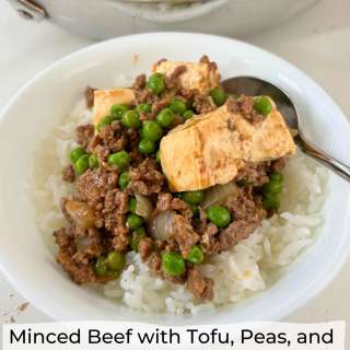 Minced Beef with Tofu, Peas, and Oyster Sauce Recipe