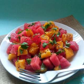 Watermelon And Mango Salad
