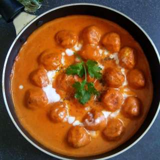 Creamy Indian Butter Chicken Meatballs