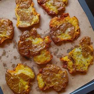 Smashed Potatoes in Air Fryer