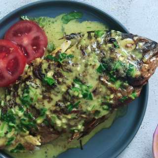 Samaki wa Kupaka- grilled fish in coconut Recipe
