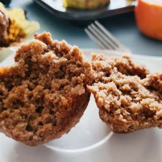 Spiced Persimmon Muffins - Gluten-free, Vegan