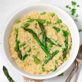 Instant Pot Lemon Asparagus Risotto