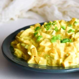 German Egg Salad with Apple