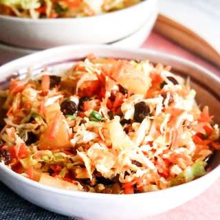 Jamaican Salad with Pineapples and Raisins - no mayo