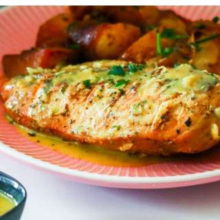 Honey Mustard Instant Pot Chicken Breast and Potatoes