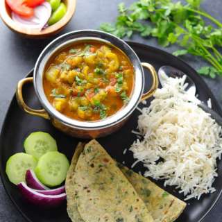 Ridge Gourd Curry Recipe | Turai ki subzi - Pressure Cooker