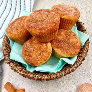 Keto Snickerdoodle Muffins (Gluten-Free)