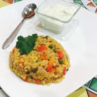Instant Pot Bulgur Pilaf Recipe (Dalia Pulao)