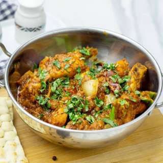 Restaurant Style Kadai Chicken