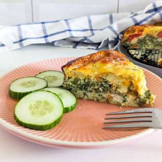 Air Fryer Crustless Quiche