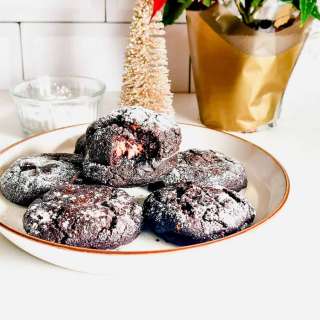 Gluten-Free Keto Chocolate Crinkle Cookies