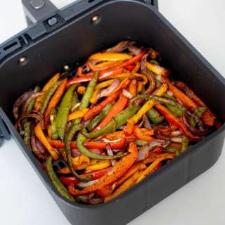 Air Fryer Fajita Veggies