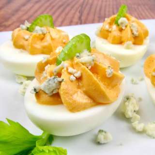 Buffalo Deviled Eggs