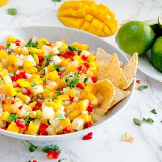 Easy Pineapple Mango Salsa