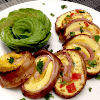 Bacon, Egg and Pepper Pinwheels