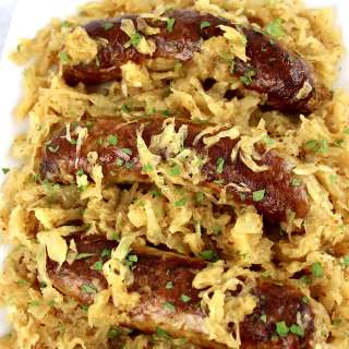 Slow Cooker Kielbasa and Sauerkraut