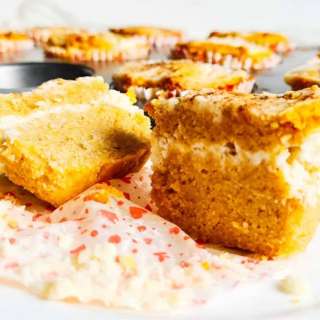 Low Carb Keto Pumpkin Cream Cheese Muffins