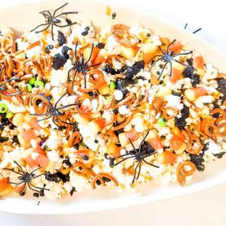 Candy Corn Halloween Popcorn