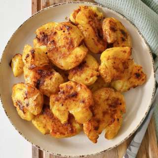 Air Fryer Smashed Potatoes