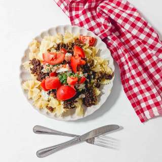 Turkish Pasta with Yogurt