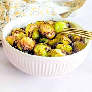 Air Fryer Honey Balsamic Brussel Sprouts