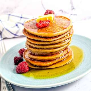 Cottage Cheese Oatmeal Banana Pancakes