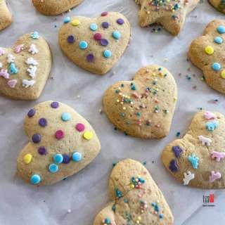 Air Fryer Sugar Cookies Eggless