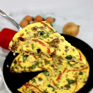 Italian Sausage and Peppers Frittata