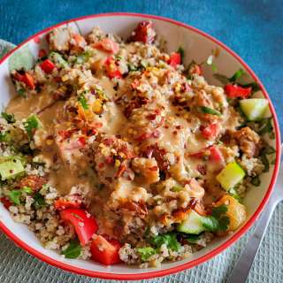 Roasted Tomato Quinoa Salad