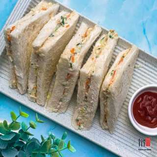 Veg Sandwich with Mayonnaise
