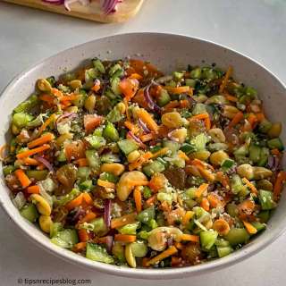 Nutty Crunchy Veg Salad