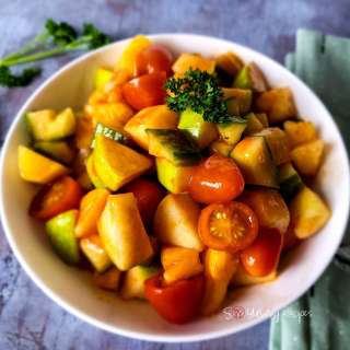 Cucumber tomato salad