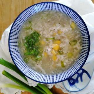 Chicken and sweet corn soup