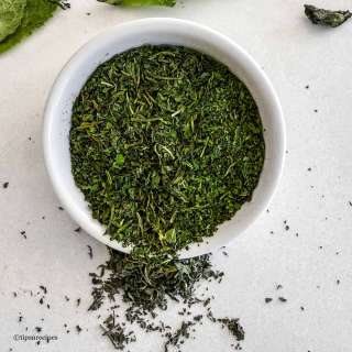 How to dry mint leaves
