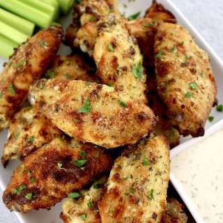 Baked Ranch Chicken Wings
