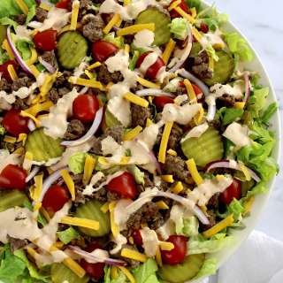 Big Mac Cheeseburger Salad