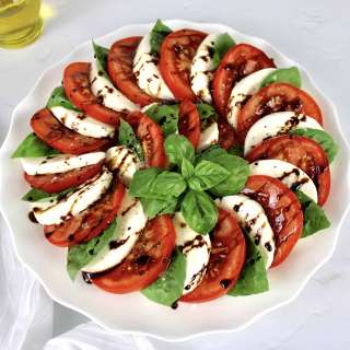 Caprese Salad with Balsamic Reduction