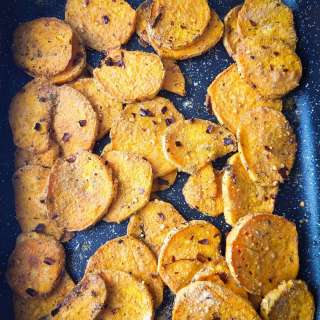 Baked Sweet Potato Slices Recipe