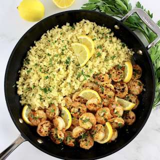 Shrimp Scampi with Cauliflower Rice