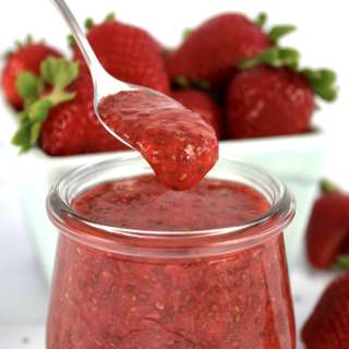 Keto Strawberry Chia Seed Jam