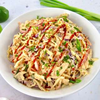 Keto Spicy Bang Bang Coleslaw