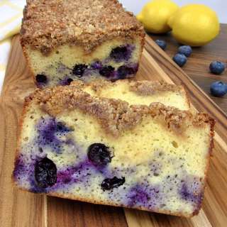 Keto Blueberry Crumb Loaf (Gluten Free)
