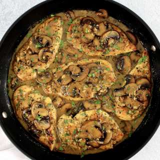 Keto Creamy Chicken Marsala
