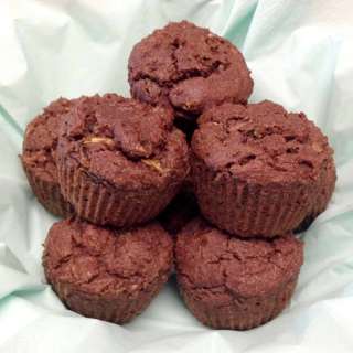 Keto Chocolate Zucchini Muffins