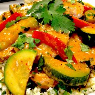 Keto Thai Red Curry Coconut Pork