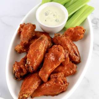 Crispy Air Fryer Buffalo Wings