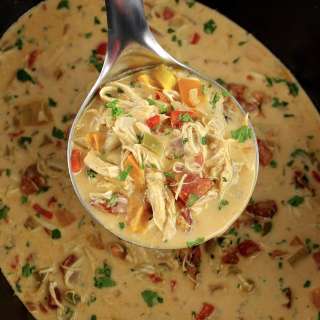 Slow Cooker Chicken Fajita Soup