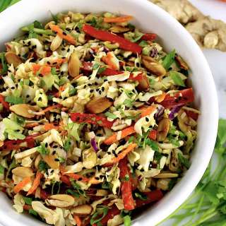 Peanut Ginger Slaw