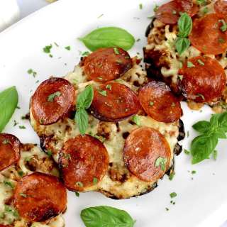 Portobello Mushroom Mini Pizza